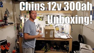 Unboxing a 12v Chins 300ah Battery!
