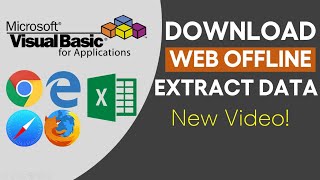 VBA to take Web Page Offline and Extract Data. New Video