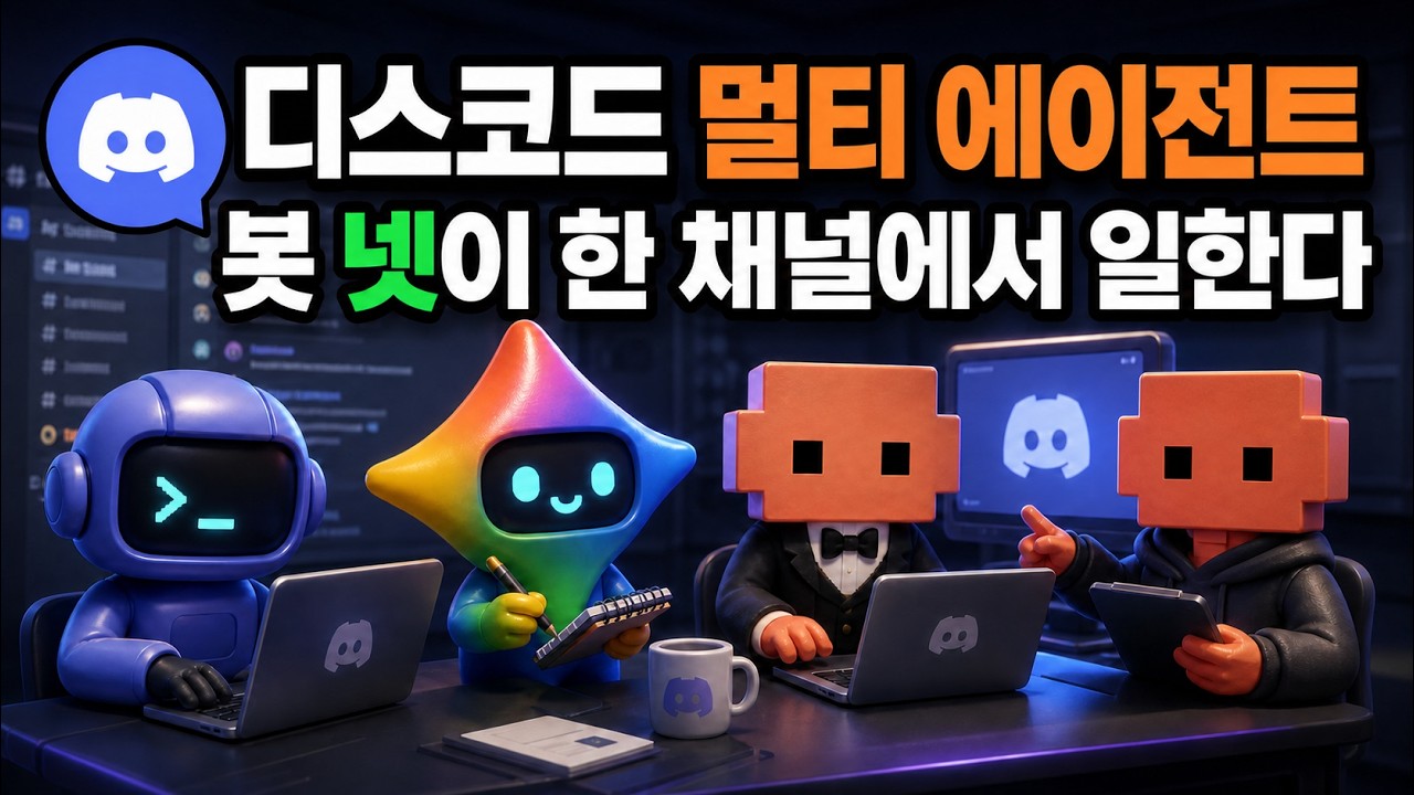 디스코드 하네스 멀티 에이전트 — 클로드·코덱스·제미나이를 API 없이 구독만으로 — Transcript