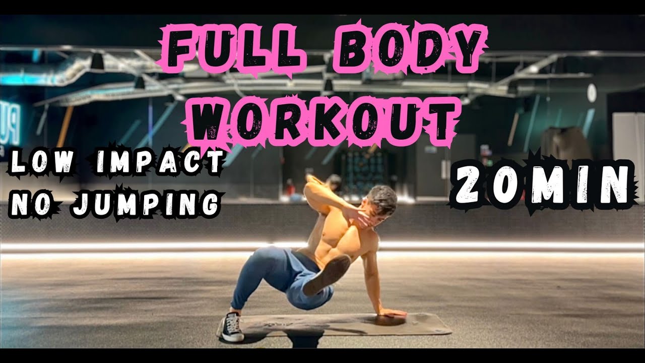 20 MIN FULL BODY HIIT WORKOUT | NO JUMPING LOW IMPACT EXERCISE ...