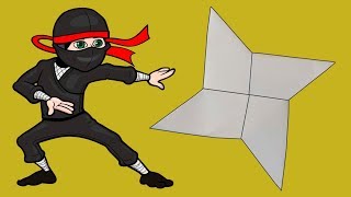 Как сделать сюрикен из бумаги. Как сделать звездочку ниндзя Как сделать сюрикен из бумаги. Как сделать звездочку ниндзя