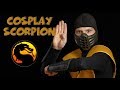 How to make Cosplay Scorpion?  How to make mask ? Mortal Kombat 1995.