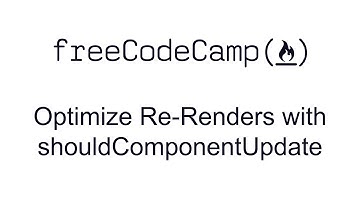 Optimize Re-Renders with shouldComponentUpdate
