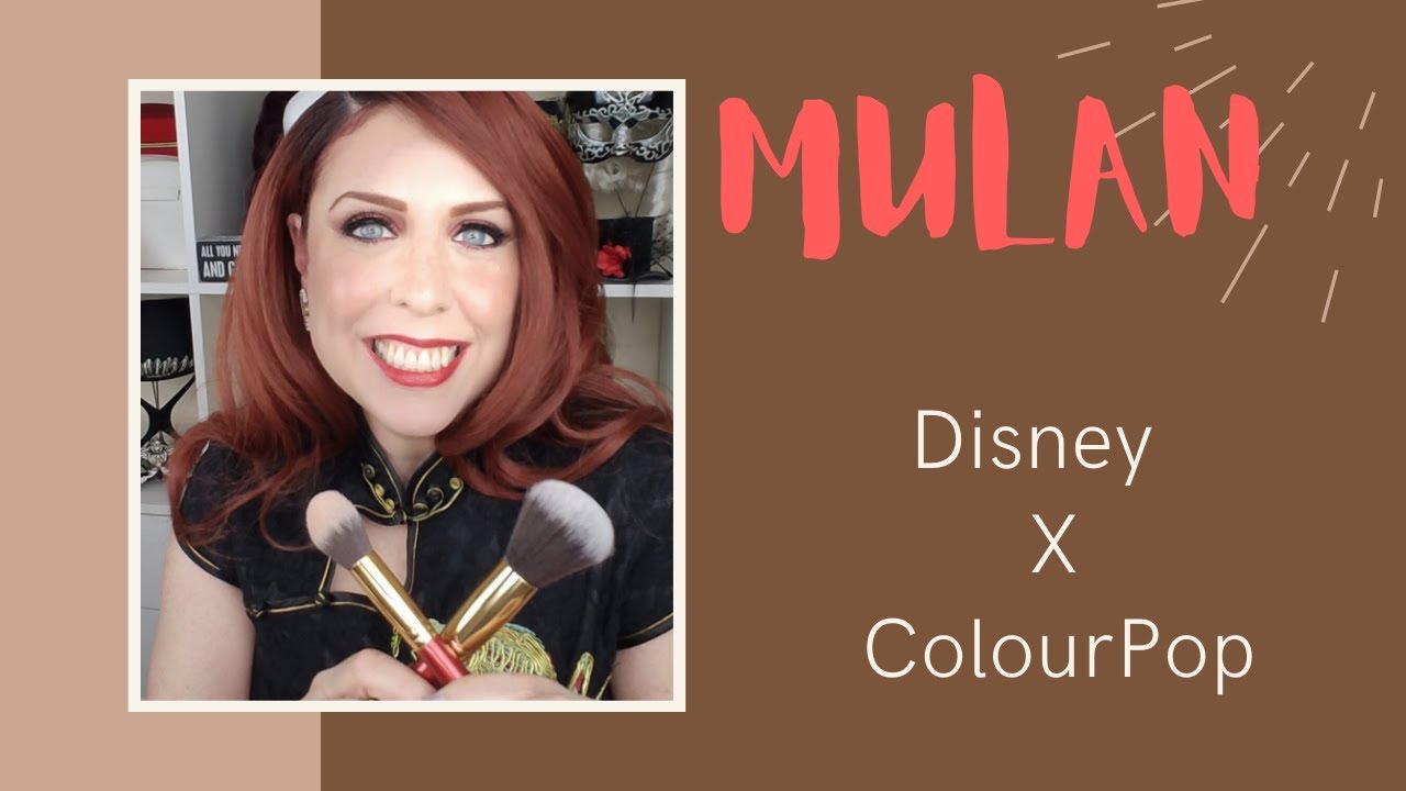 Disney X ColourPop collaboration for the MULAN movie!!