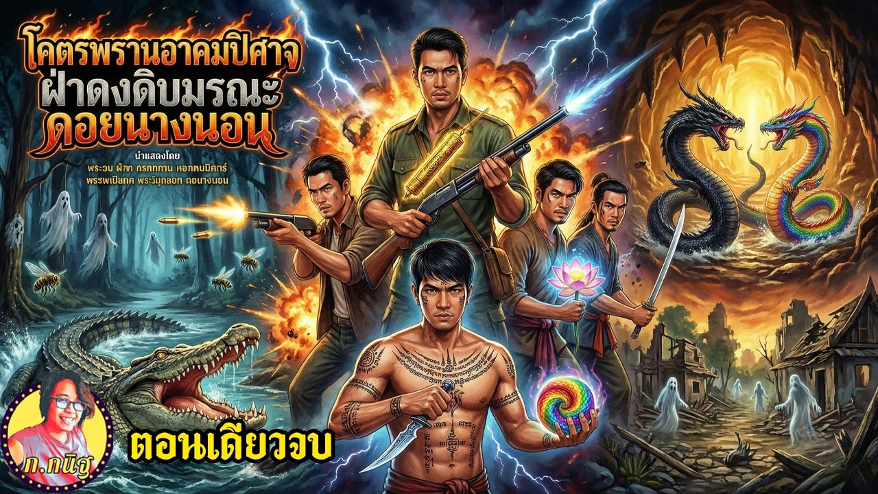 โคตรพรานอาคมปิศาจ ฝ่าดงดิบมรณะดอยนางนอน ยาวๆตอนเดียวจบ