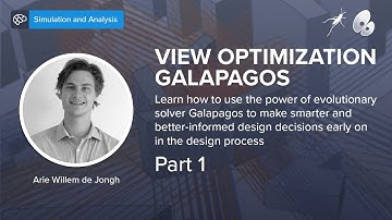View Optimization Using Galapagos For Grasshopper - Intro