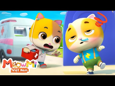 Mèo con bị ốm rồi | Nghỉ ngơi để có sức khỏe tốt | Nhạc thiếu nhi | MeowMi Gia đình những chú mèo