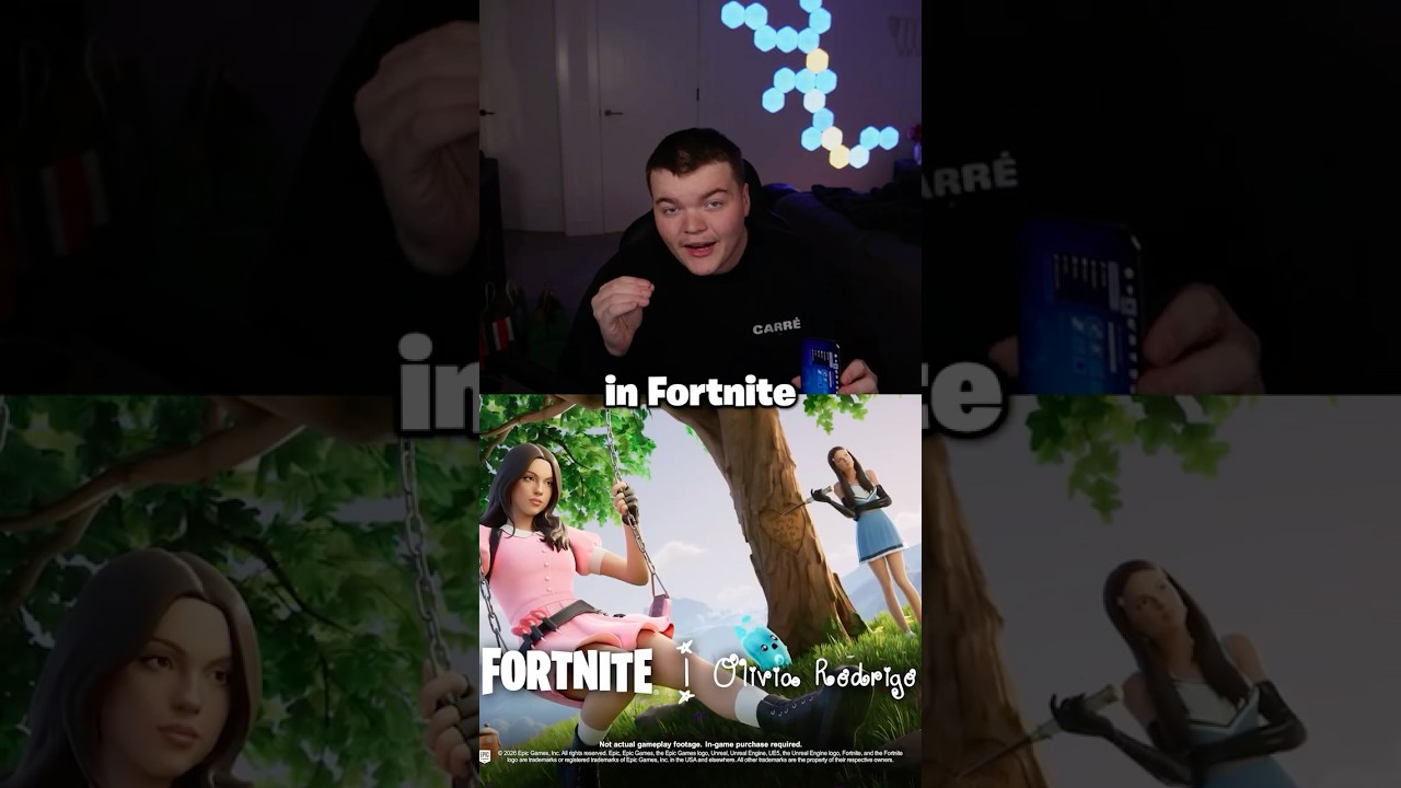 #EpicPartner Olivia Rodrigo is now in @Fortnite!🎤💜