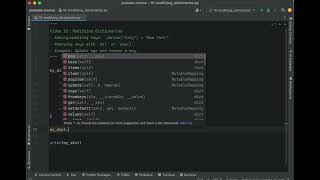 Python in One Hour #16 - Modifying Dictionaries