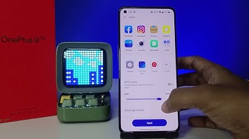 How to Reduce App Icon Size in Oneplus 9