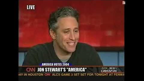 Jon Stewart ridicules Tucker Carlson on Crossfire