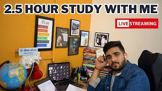 Day 51 | Live 2.5 Hour Study with me | Virtual Library | NEET PG | INICET | FMGE | MBBS | NEET