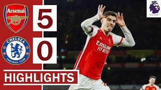 🔴Arsenal vs Chelsea (5-0) Extended HIGHLIGHTS: Havertz, Trossard \& White GOALS!