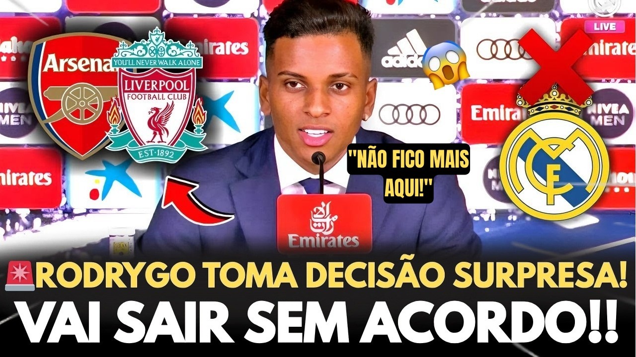 🚨 MERCADO DA BOLA 2026! REAL MADRID FECHA NEGÓCIO para VENDA de RODRYGO🔥