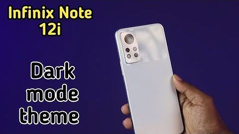 Dark Mode Setting In Infinix Note 12i, How To Enable Dark Mode In Infinix Note 12i,