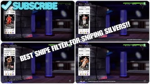 BEST SNIPE FILTER FOR SNIPING SILVERS- NBA2K19 MyTEAM