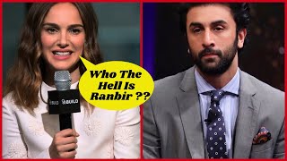 Why Natalie Portman Insulted Ranbir Kapoor in Public ?