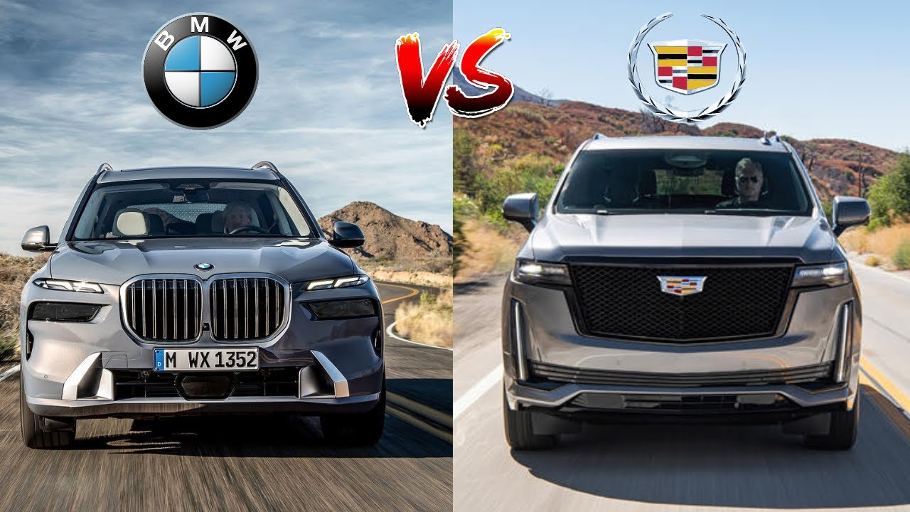 2023 BMW X7 Vs 2023 Cadillac Escalade Visual Comparison, Interior