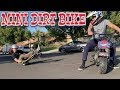 RIDING MINI BIKES | WHEELIES & STUNTS ON MY DIRT BIKE | ROCCOPIAZZAVLOGS