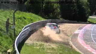 Nordschleife Little Renault Clio RS Crash Accident 02 06 2013 RSR