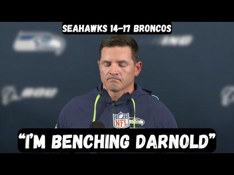 Mike Macdonald BENCHES Sam Darnold after loss - Post Game Press Conference - Seahawks vs Broncos 