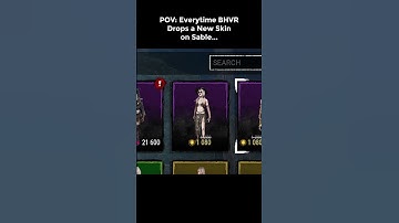 POV: Everytime BHVR Drops a New Skin on Sable...