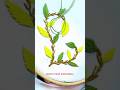 🌿Beautiful Leaf Border Hand Embroidery |সহজ পাতা বর্ডার সেলাই |#shorts