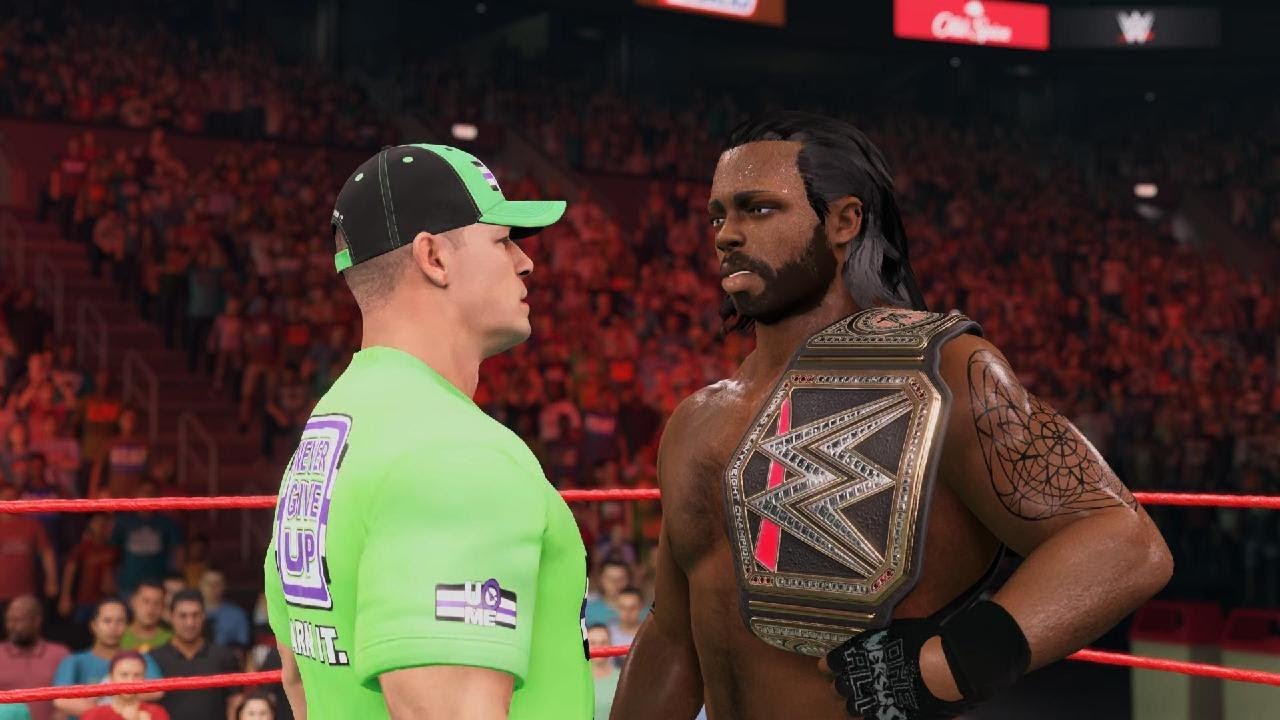 WWE 2K22 "MyLeague" John Cena Return!!! - YouTube