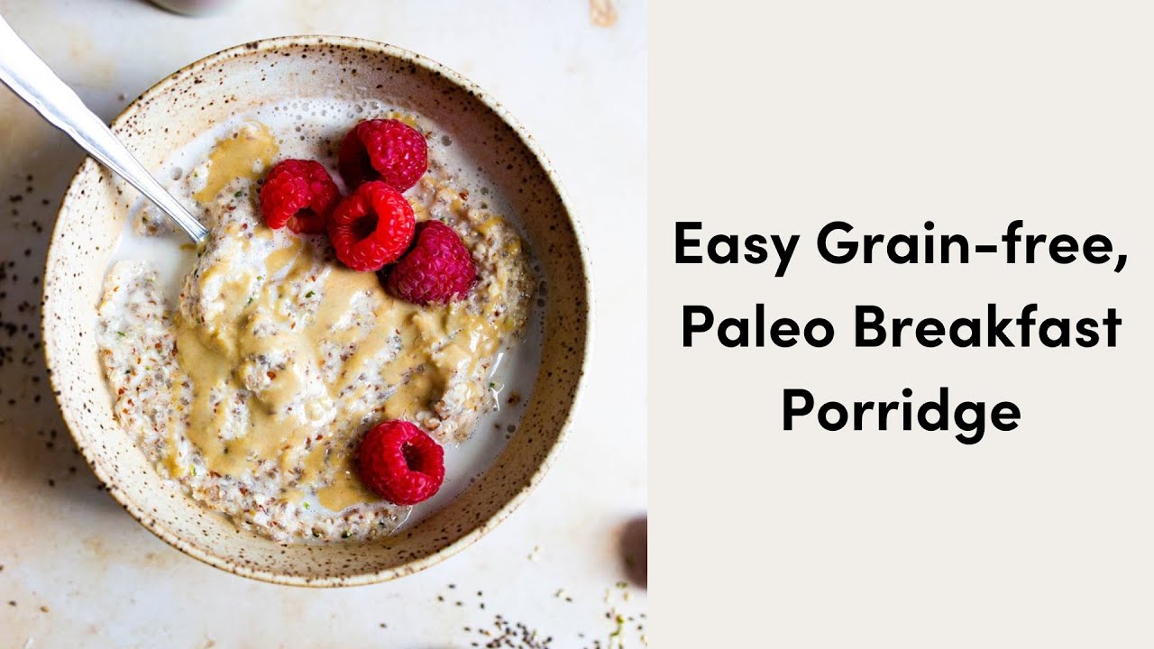 Vegan Grain Free Hot Cereal (Whole30, Paleo, Gluten Free)