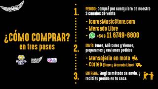 Icarus Music Argentina + Como comprar en tres pasos desde tu casa #YoMeQuedoEnCasa