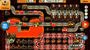 Rail Maze 2 Unique Level - Train Game - Android Gameplay #322