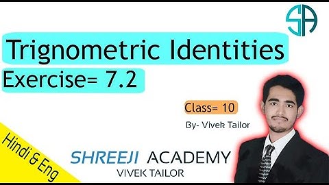 Trigonometric Identities/exercise7.2/conversion of functions/maths/rbse&cbse/By: Vivek Tailor