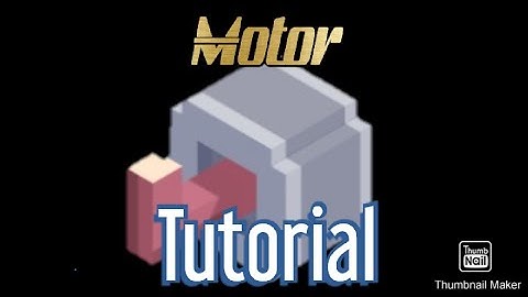 How to use a MOTOR in FANCADE!!!!!
