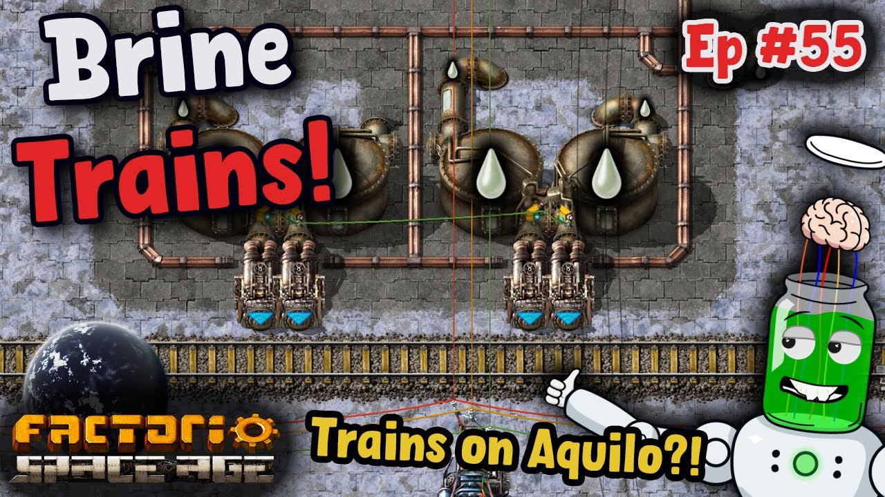 Trains on Aquilo?! | Let's Play Factorio Spage Age | Ep55 - YouTube