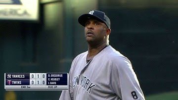 NYY@MIN: Davis helps get Sabathia out of a jam