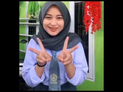 Story wa cewek SMA cantik joget santay, cewek cantik jilbab