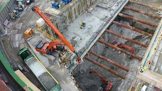 Hitachi ZX350LC 6 CTA Clamshell Telescopic Arm (test)