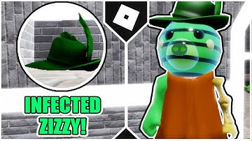 How to get "INFECTED ZIZZY" BADGE + ZOMBIE ZIZZY MORPH in PIGGY RP : INFECTION! [ROBLOX]