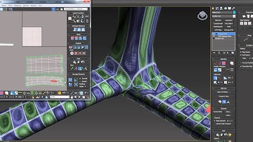 UVW Unwrapping of a Chair Base inside 3DS max 2013