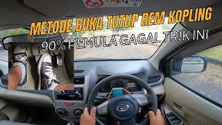 CARA MENGATUR MELATIH KAKI INJAK KOPLING DAN REM DALAM TEKNIK BUKA TUTUP PADA MOBIL MANUAL