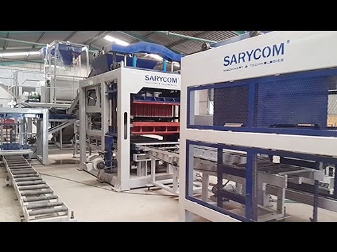 Video Máy ép gạch không nung BLS - 10 Auto Sarycom - youtube