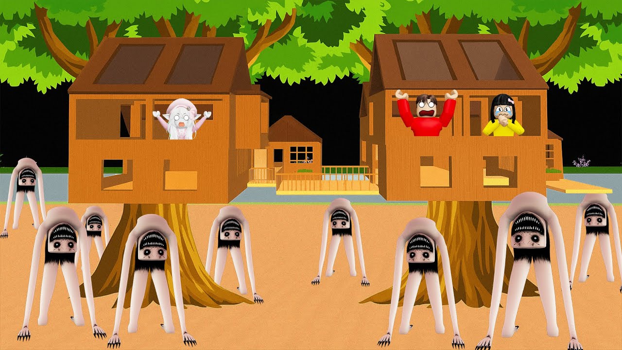 Yuta Mio dan Baby Celine Buat Rumah Pohon Paling Aman Dari Anomali | ROBLOX