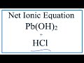Net Ionic Equations and Solubility