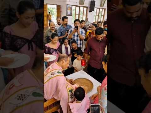 ആദ്യക്ഷരം കുറിക്കൽ 🫠✨ #trending #shortsreels #reels #viral #church #instareels #reelsinsta #ezhuthu