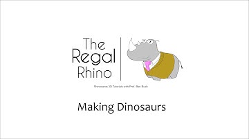 Making a Dinosaur