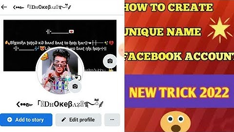 How To Create Facebook New Invalid Name Account 2022 | fb new trick invalid name id 2022
