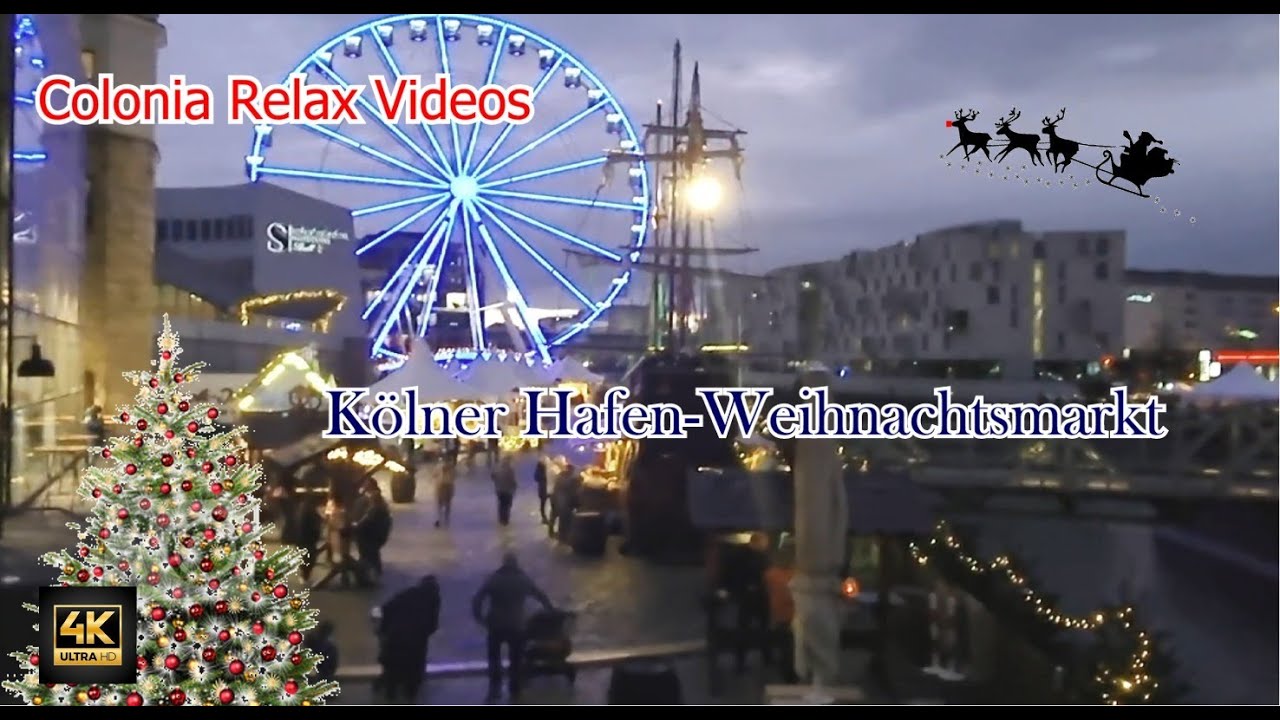 Köln / Cologne Weihnachtsmarkt am Schokoladenmuseum 22.11.22 Hafen