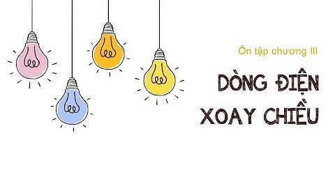 Ôn tập chủ đề 3 (Phần 1)- Vật lí 12 [OLM.VN]