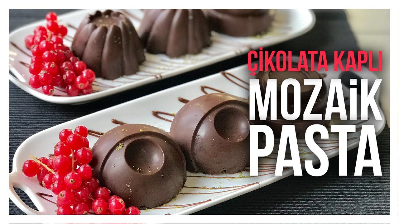 Çikolata Kaplı Pratik Mozaik Pasta