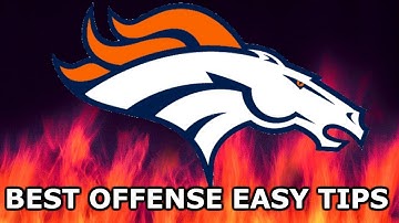 MADDEN 18 TIPS!! DENVER BRONCOS MONEY SCHEME:: MADDEN 18 GAMEPLAY